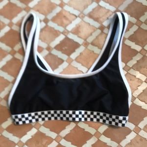 Checkered Bikini Top<3